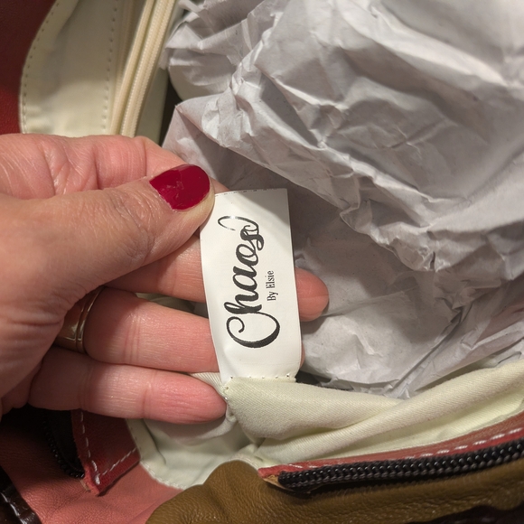 Multicolor Leather Woven Purse - Picture 12 of 15